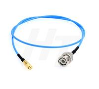 HangTon Acelerómetro Transductor Prueba de vibración acústica BNC a Microdot 10-32 Cable (60 cm)