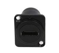 HangTon Acoplador HDMI 2.0 impermeable 4K, tipo D, cable en línea Chasis Panel Socket hembra a hembra, paso de mamparo IP65