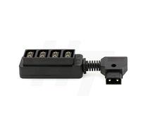 HangTon - Adaptador corto D-Tap P-tap de alimentación macho a hembra para montaje en V