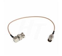 HangTon Adaptador de extensión de cable de vídeo BNC macho a hembra BNC 3G HD SDI para monitor de cámara Blackmagic Teradek, blindado delgado RG179 75 Ohm (20)