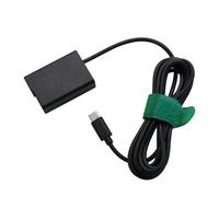 HangTon Batería falsa para cámara Panasonic Lumix DMC-GX1 GF2 G3 TS2, Powerbank PD USB-C tipo C 5V 9V 12V a DMW-DCC9, DMW-BLD10
