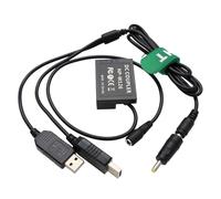 HangTon Batería falsa USB NP-W126 de 5 V para Fuji X-T1, X-T2, X-T3, FinePix, X-A5, X-H1, X-A10, X100F, X-T10, X-T20, X-T30, X-Pro1, X-Pro2, 30EXR, X-E2, X-E2S, 1 cámara X-M1