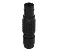 HangTon Black 0B FGG 302 - Conector macho circular de 2 pines compatible con Lemo (2 pines, negro FGG)