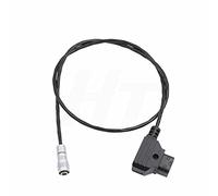 HangTon BM5 BM7 HH7 HS7T Monitor D-Tap 4 Pin Cable de alimentación para PortKeys, en espiral ángulo recto 4P (S)
