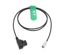 HangTon BMPCC 4K 6K Pro BMCC6K - Cable de alimentación D-tap de 2 pines para Blackmagic Design 24 pulgadas, batería de montaje en V