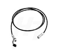 HangTon BMPCC 4K Weipu - Cable de alimentación de extensión macho a hembra de 2 pines para cámara de cine de bolsillo Blackmagic Design 4K (1 m/3ft)