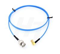 HangTon BNC a Microdot 10-32 Cable para prueba de vibración acústica del transductor del acelerómetro (1 m, ángulo)