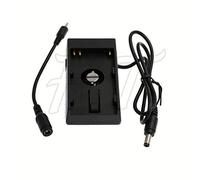 HangTon BP-U60 U30 Placa de Montaje 14.8V DC Barril Cable Adaptador de Corriente para batería Sony a Monitor de cámara Blackmagic
