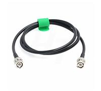 HangTon Cable BNC macho a BNC macho 12G 6G SDI RG223 RF coaxial 50 ohmios doble blindaje baja pérdida de señal para GPS LAN/WAN datos video (60 cm)