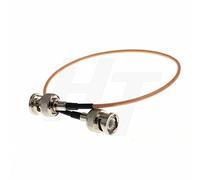 HangTon Cable BNC macho a BNC macho RG316 RF adaptador de puente coaxial, señal de baja pérdida de 50 Ohm para monitor de cámara, transmisor receptor antena (1,5 m)