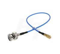 HangTon Cable coaxial RF BNC a Microdot 10-32 para acelerómetro, transductor, prueba de vibración acústica (30 cm, recto)