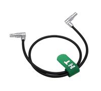 HangTon Cable de alimentación ajustable de 2 pines en ángulo recto de 12 V para cámara ARRI Alexa a monitor SmallHD Teradek Bolt Bond Preston MDR4 60 cm