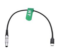 HangTon Cable de alimentación de 12 V para DJI RS4 RS3 Pro RS2 cardán a Tilta Nucleus M, sistema de control de lente inalámbrico, cardán USB tipo C a 7 pines 60 cm