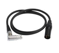 HangTon Cable de alimentación de 24 V para ARRI Alexa 35, Mini, Mini-LF, cámara Amira, XLR de 3 pines a 8 pines hembra, ángulo recto, 2 m