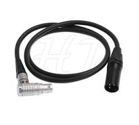 HangTon - Cable de alimentación de 24 V para cámara ARRI Alexa 35, Mini, Amira, Alexa Mini LF (XLR3M 1 m, ángulo recto de 8 pines)
