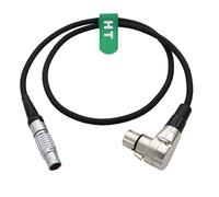 HangTon Cable de alimentación de 24 V para cámara Sony Venice Blackmagic URSA en Artemis 2 y Trinity 2, 2B de 7 pines a XLR hembra de 4 pines en ángulo, 70 cm