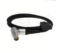 HangTon - Cable de alimentación de alta flexibilidad D-tap P-tap a ángulo recto de 8 pines para cámara ARRI Alexa Mini, Amira, Alexa Mini LF (1 m, ángulo recto de 8 pines)