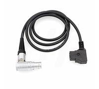 HangTon - Cable de alimentación de alta flexión D-tap P-tap a ángulo recto de 8 pines para ARRI Alexa Mini, Amira, Alexa Mini LF (30 cm, ángulo recto, 8 pines)