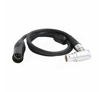 HangTon - Cable de alimentación de alta flexión XLR a ángulo recto de 8 pines para ARRI Alexa Mini, Amira, Alexa Mini LF (XLR4M, ángulo recto de 8 pines)
