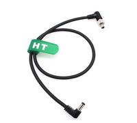 HangTon Cable de alimentación de bloqueo CC de 5,5 x 2,5 mm para monitor de cámara de video, transmisor inalámbrico, luz LED, Atomos Ninja V, Hollyland Mars 400s, Cosmo Blackmagic Video Assist ZCAM