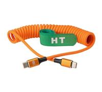 HangTon Cable de alimentación de carga rápida USB C 240W 20V 5A PD3.1, tipo C para MacBook Pro, MateBook X portátil, iPhone 15 16 17, Samsung LG Oppo VIVO XiaoMi