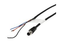 HangTon Cable de alimentación de datos con sensor de actuador M8 de 3 pines macho de extremo abierto para automatización industrial, interruptor de conexión de E/S, dispositivo de campo, blindado,