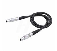 HangTon Cable de alimentación macho de 2 pines a macho de 2 pines para Teradek Bolt Bond, ZCAM E2, ARRI Alexa y monitor Transvideo StarliteHD, visor Zacuto (30 cm)