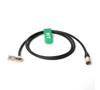 HangTon - Cable de alimentación mezclador de audio de 12 V para dispositivos de sonido Zoom F8n Pro MixPre 10 788T 664 702 688 302 Zaxcom, Hirose 4 pines ángulo recto de 90 grados a recto 1 m