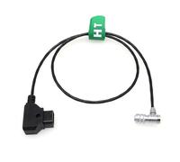 HangTon Cable de alimentación para Blackmagic BMCC 6K, cámara de bolsillo BMPCC 4K 6K 6K Pro, D-Tap a ángulo recto de 2 pines, 60 cm