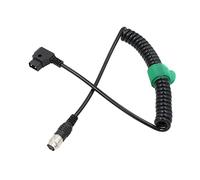 HangTon - Cable de alimentación para Fujinon Nikon Canon B4 Eng 2/3" Lente servo D-Tap a Hirose 12 Pines Hembra en Espiral