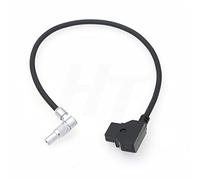 HangTon Cable de alimentación para Tilta Nucleus-M Motor P-Tap D-Tap a ángulo Recto Giratorio 7 Pin 60CM para V-Plate de Montaje de la batería