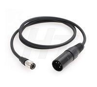 HangTon Cable de alimentación XLR de 4 pines a Hirose de 4 pines para dispositivos de sonido Zaxcom