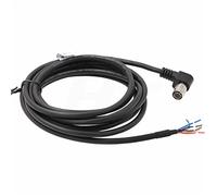 HangTon Cable de ángulo recto Hirose de 6 pines, hembra a conectores voladores, para cámara Sony CCD Allied Vision Mako USB3, Point Grey Blackfly Basler ace Racer GigE, 1m