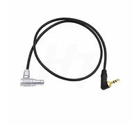 HangTon Cable de audio 3.5mm 1/8'' TRS a 6 Pin para ARRI Alexa Mini LF, conectores de ángulo recto