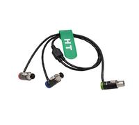 HangTon Cable de audio en Y para Zaxcom QRX200 Lectrosonics SRc5P receptor a cámara mezcladora, de perfil bajo TA5F a TA3F 20"