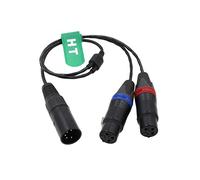HangTon Cable de audio estéreo para Sony Venecia ARRI Alexa LF SXT Amira Varicam Cámara 2 XLR 3 pines a 5 pines