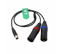 HangTon Cable de audio Mini XLR de 5 pines TA5F a dos XLR de 3 pines para Wisycom MCR54, Zaxcom QRX200, Lectrosonics SRc5P Receptor a Dispositivos de Sonido Grabador Mezclador