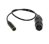 HangTon Cable de audio para cámara BMPCC TA3M a micrófono XLR de 3 pines para Blackmagic Design Pocket Cinema Camera 4K (30cm)