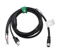 HangTon Cable de aviación M12 para DJI Livox Mid-360 LiDAR Sensor Power Network, tres cables, conector hembra de 12 pines codificado A a cables voladores RJ45, 1,5 m