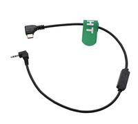 HangTon Cable de control de grabación para DJI RS2/3/4 Pro, Focus Pro Grip a Sony CineAltaB FX9 FX6, Canon C80, BMD URSA Mini Pro, Panasonic EVA1 BGH1, cámara Z CAM, USB-C a LANC de 2,5 mm, 30 cm
