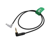 HangTon Cable de entrada de audio de 3,5 mm para ARRI Alexa Mini Z CAM E2 V-Raptor Cámara Sony receptor inalámbrico 1/8 '' TRS ángulo recto 00B 5 pines 60 cm