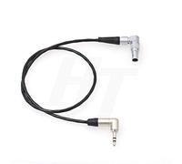 HangTon Cable de entrada de código de tiempo de sincronización de tentáculo para cámara RED KOMODO V-RAPTOR de 3,5 mm a EXT de 9 pines ajustable en ángulo recto