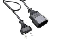 HangTon Cable de extensión de cable europeo Europlug CEE7/16 a Euro bus CEE7/1 para portátil PS4 LED TV lámpara monitor impresora de monitor de 3 m