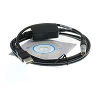 HangTon Cable de transferencia de datos USB para Leica 5 Pin TPS2003 TS10 Series Total Station DNA Levels GEV189