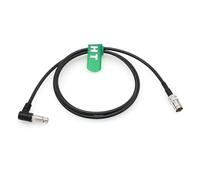 HangTon Cable de vídeo SDI 6G de Alta Densidad para el Monitor Blackmagic Video Assist 4K 5", ángulo Recto HD Micro BNC a Adaptador BNC Hembra 30cm
