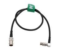 HangTon Cable de vídeo SDI 6G HD Micro BNC a Adaptador BNC Hembra para Monitor Blackmagic Video Assist 4K 5", ángulo Recto de Alta Densidad 2m