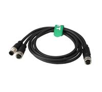 HangTon Cable divisor de actuador de sensor M12 para Mueller TURCK Industrial Factory Automation PLC CANopen I/O Module Profibus, 4 pines, 3M