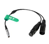 HangTon Cable divisor DMX de 2 vías para consola Aputure Storm 80c, Sidus One de 3 pines a 5 pines DMX512