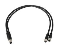 HangTon Cable divisor M12 de 1 macho a 2 hembras para módulo de E/S PLC de automatización de fábrica industrial Kuebler, 8 pines, 3 m