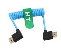 HangTon Cable HDMI 2.1 4K 120 Hz 60p 8K 30p ángulo recto izquierdo para cámara Ninja V SmallHD BMPCC 6K Feelworld Panasonic Sony Canon Nikon ZCAM